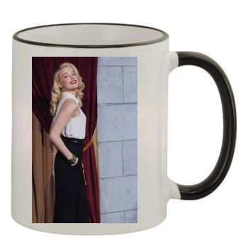 Amber Heard 11oz Colored Rim & Handle Mug