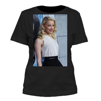 Amber Heard Women's Cut T-Shirt