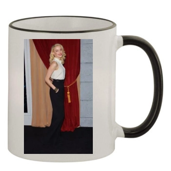 Amber Heard 11oz Colored Rim & Handle Mug