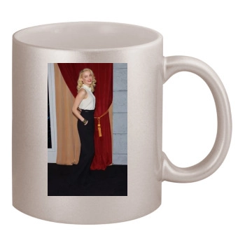 Amber Heard 11oz Metallic Silver Mug