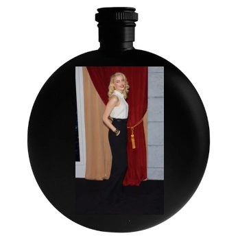 Amber Heard Round Flask