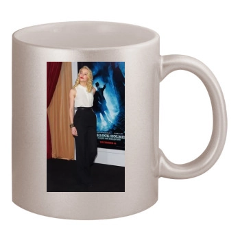 Amber Heard 11oz Metallic Silver Mug