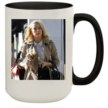 Amber Heard 15oz Colored Inner & Handle Mug