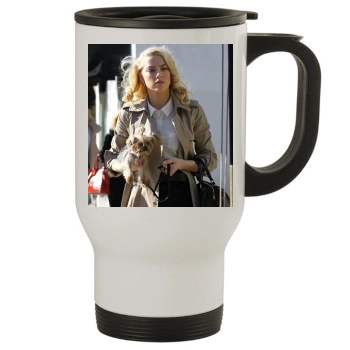 Amber Heard Stainless Steel Travel Mug