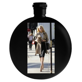 Amber Heard Round Flask