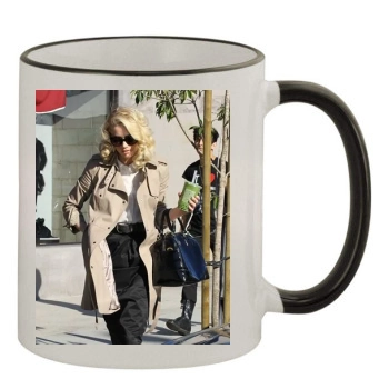 Amber Heard 11oz Colored Rim & Handle Mug