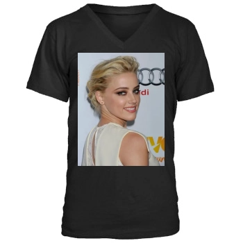 Amber Heard Men's V-Neck T-Shirt