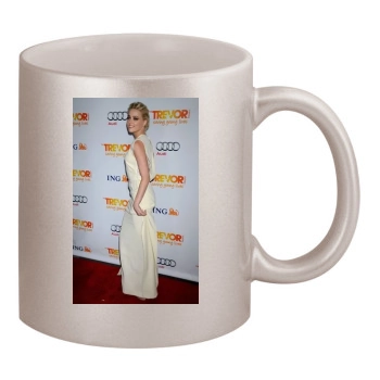 Amber Heard 11oz Metallic Silver Mug