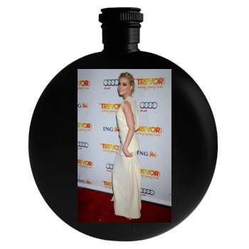 Amber Heard Round Flask