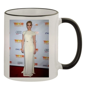 Amber Heard 11oz Colored Rim & Handle Mug