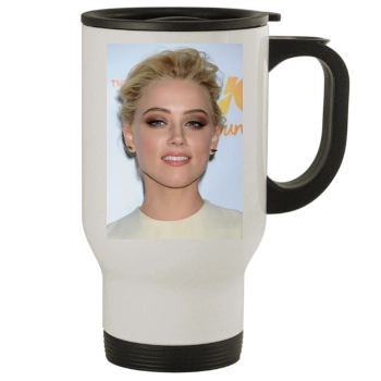 Amber Heard Stainless Steel Travel Mug