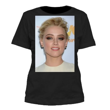 Amber Heard Women's Cut T-Shirt