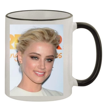 Amber Heard 11oz Colored Rim & Handle Mug