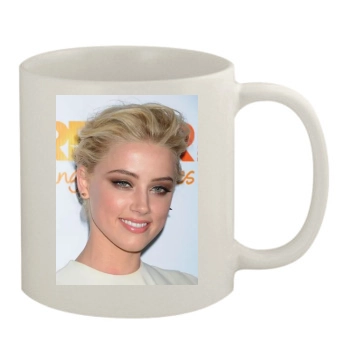 Amber Heard 11oz White Mug