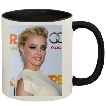 Amber Heard 11oz Colored Inner & Handle Mug