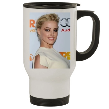 Amber Heard Stainless Steel Travel Mug