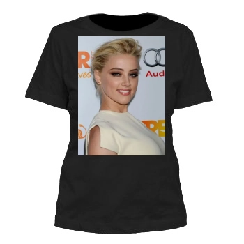 Amber Heard Women's Cut T-Shirt