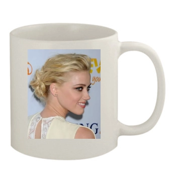 Amber Heard 11oz White Mug