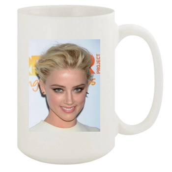 Amber Heard 15oz White Mug