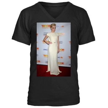 Amber Heard Men's V-Neck T-Shirt