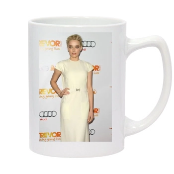 Amber Heard 14oz White Statesman Mug