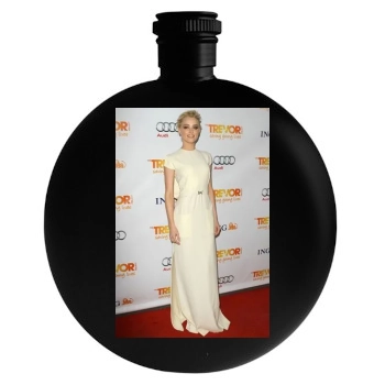 Amber Heard Round Flask