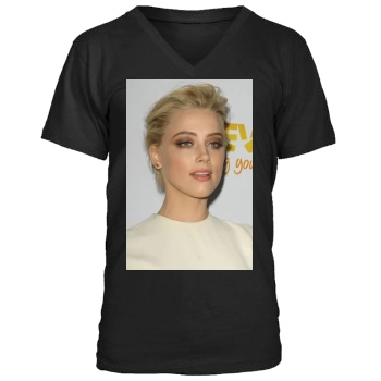 Amber Heard Men's V-Neck T-Shirt