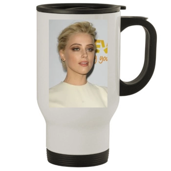 Amber Heard Stainless Steel Travel Mug