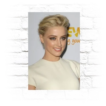 Amber Heard Metal Wall Art