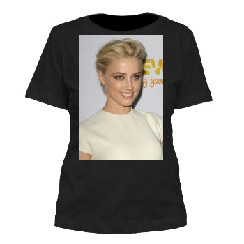 Amber Heard Women's Cut T-Shirt