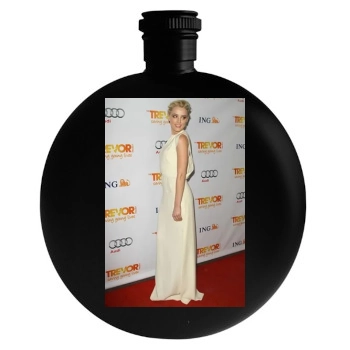 Amber Heard Round Flask