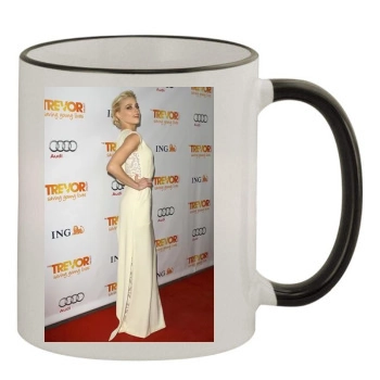 Amber Heard 11oz Colored Rim & Handle Mug