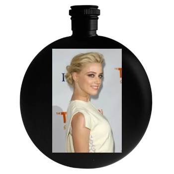 Amber Heard Round Flask