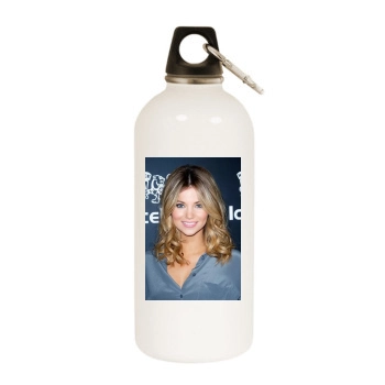 Amber Lancaster White Water Bottle With Carabiner