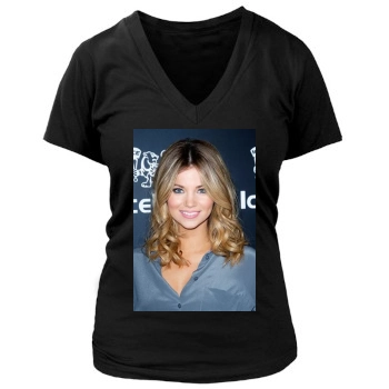 Amber Lancaster Women's Deep V-Neck TShirt