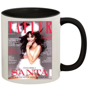 Anna Friel 11oz Colored Inner & Handle Mug