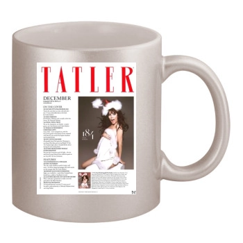 Anna Friel 11oz Metallic Silver Mug