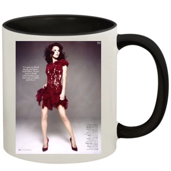 Anna Friel 11oz Colored Inner & Handle Mug