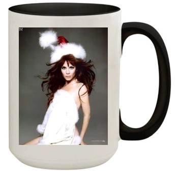 Anna Friel 15oz Colored Inner & Handle Mug