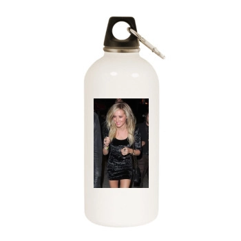 Ashley Tisdale White Water Bottle With Carabiner