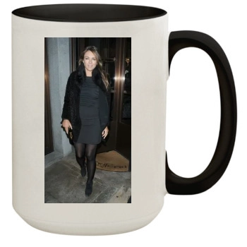 Elizabeth Hurley 15oz Colored Inner & Handle Mug