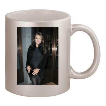 Elizabeth Hurley 11oz Metallic Silver Mug