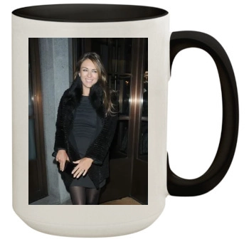 Elizabeth Hurley 15oz Colored Inner & Handle Mug