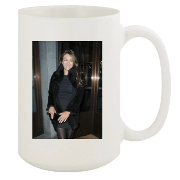 Elizabeth Hurley 15oz White Mug