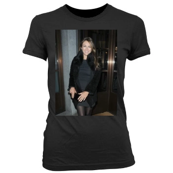 Elizabeth Hurley Women's Junior Cut Crewneck T-Shirt