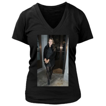 Elizabeth Hurley Women's Deep V-Neck TShirt