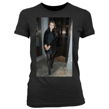 Elizabeth Hurley Women's Junior Cut Crewneck T-Shirt