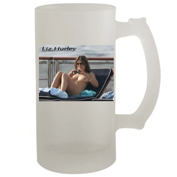 Elizabeth Hurley 16oz Frosted Beer Stein