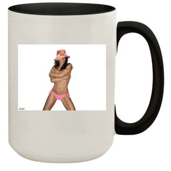 Elizabeth Hurley 15oz Colored Inner & Handle Mug