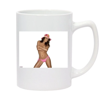 Elizabeth Hurley 14oz White Statesman Mug